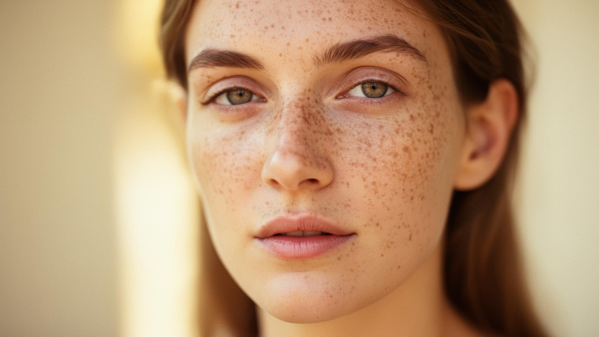 Close-up portrait in soft natural light
